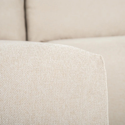 Divano ad angolo modulare 3 posti beige chaise longue Pino marittimo