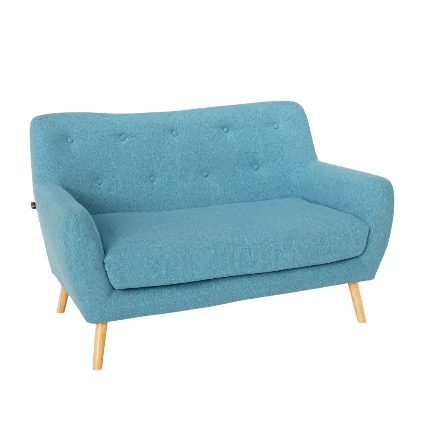 Divano 2 posti in tessuto stile scandinavo confortevole moderno Gelso