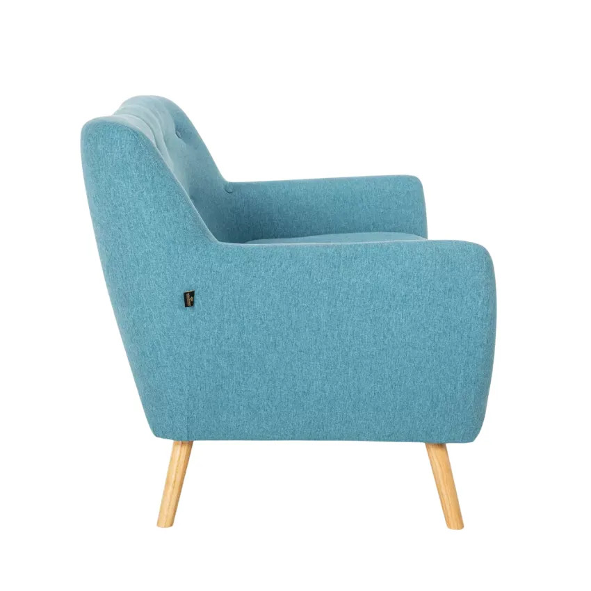 Divano 2 posti in tessuto stile scandinavo confortevole moderno Gelso