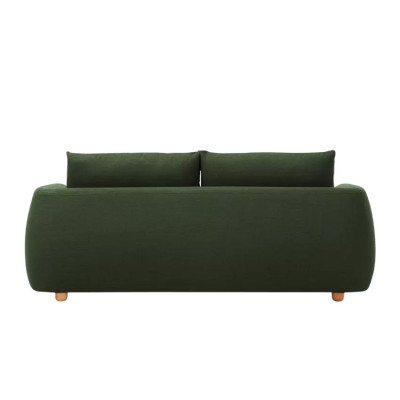 Divano 3 posti in tessuto stile nordico moderno verde Bonsai Kauri