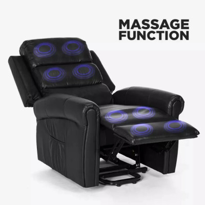 Poltrona relax elettrica riscaldante alzapersona ruote Centauro