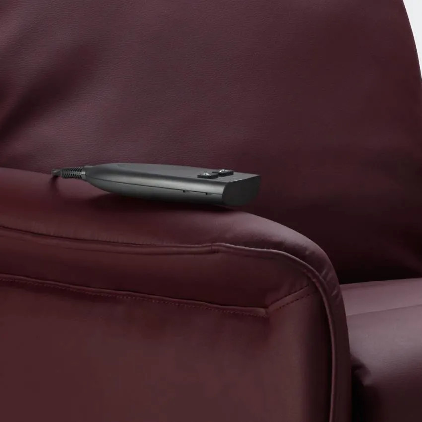 Poltrona relax elettrica con sollevatore e ruote posteriori Nube
