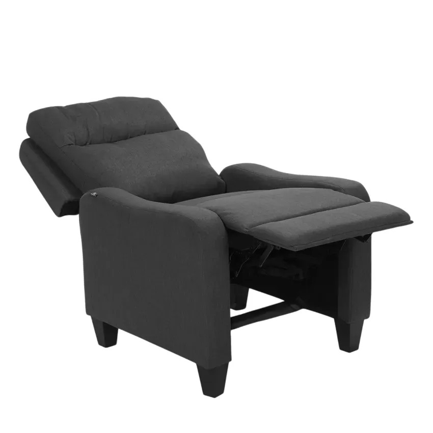 Poltrona reclinabile poggiapiedi in tessuto design moderno Betelgeuse