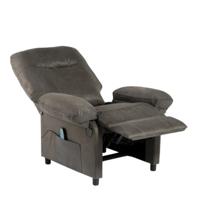 Poltrona relax elettrica massaggiante con ruote e USB Arcturus