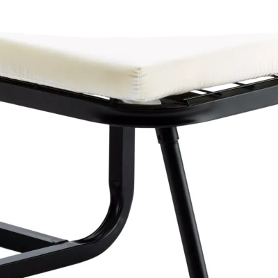 Lettino pieghevole singolo confortevole dal design moderno Meteora