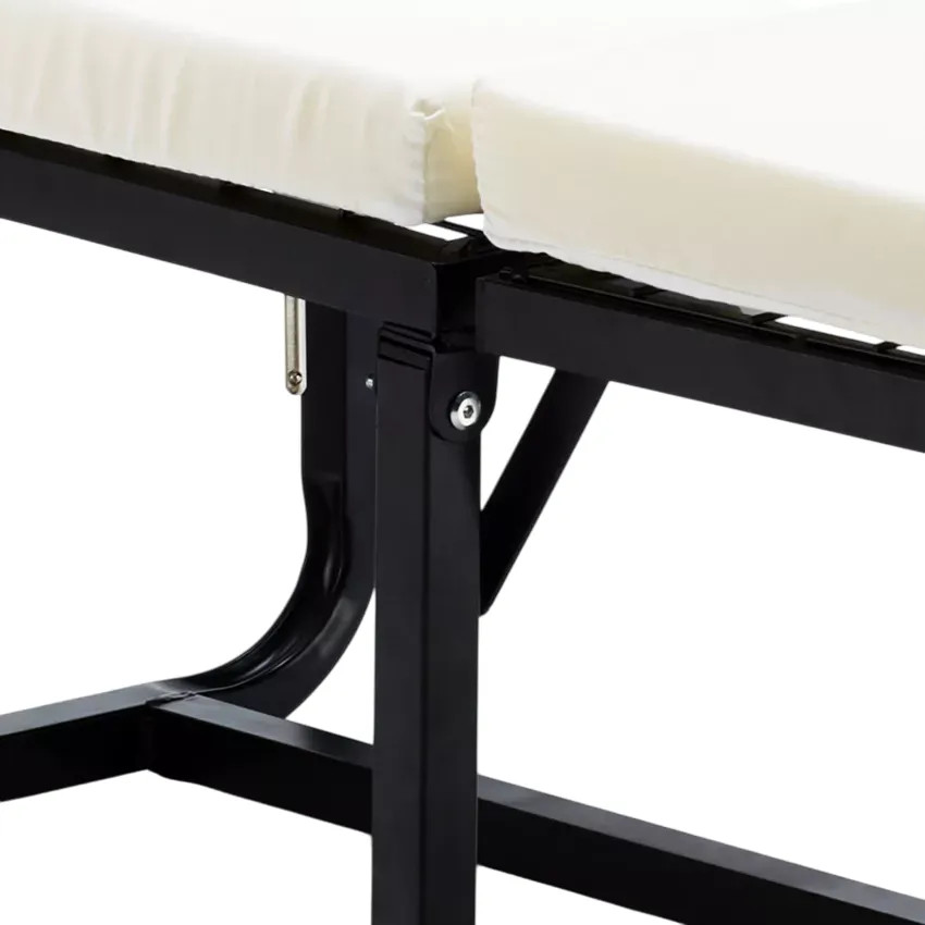 Lettino pieghevole singolo confortevole dal design moderno Meteora