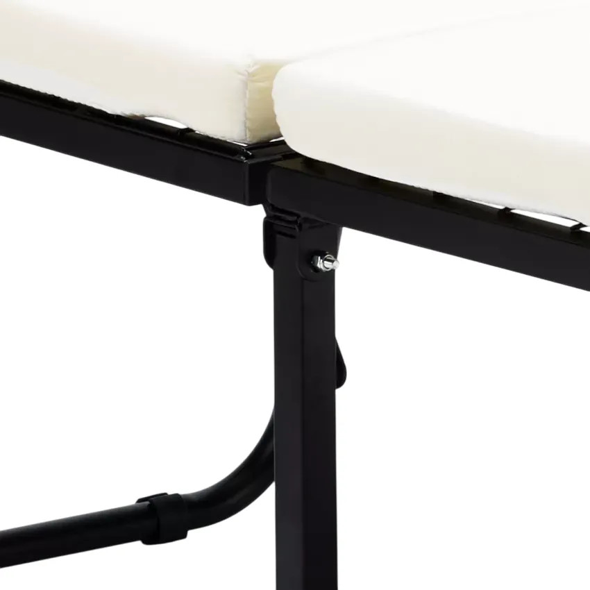 Lettino pieghevole singolo confortevole dal design moderno Meteora