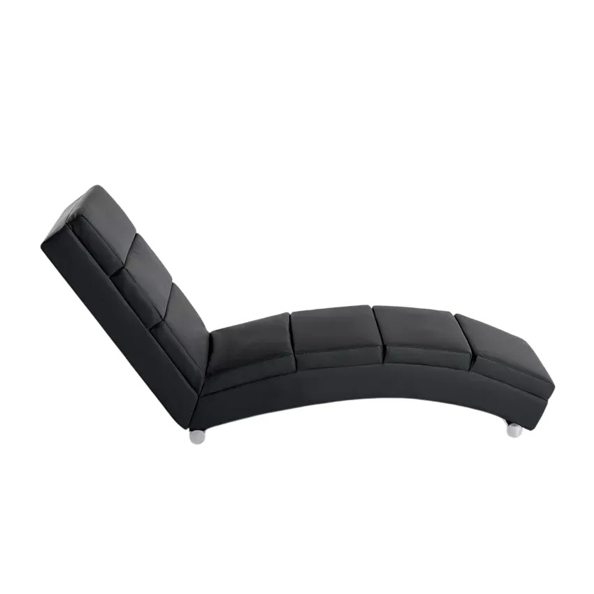 Chaise longue da salotto moderna in similpelle Canopo