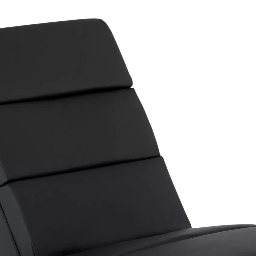 Chaise longue da salotto moderna in similpelle Canopo