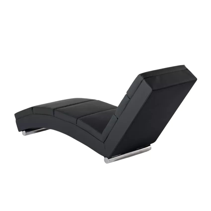 Chaise longue da salotto moderna in similpelle Canopo