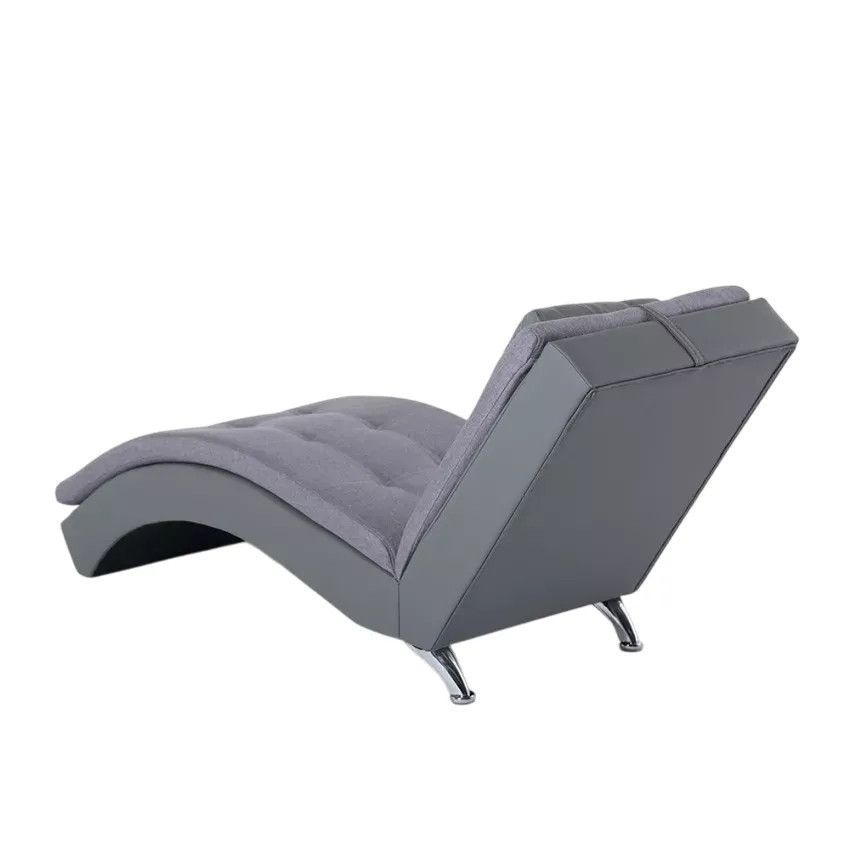 Chaise longue da salotto moderna in similpelle Antares