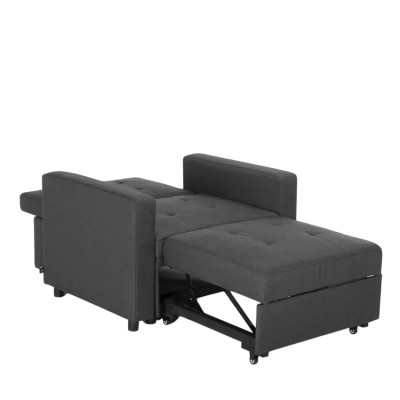 Poltrona letto salvaspazio con braccioli design moderno Zeta