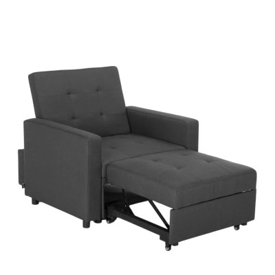Poltrona letto salvaspazio con braccioli design moderno Zeta