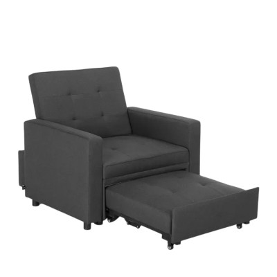 Poltrona letto salvaspazio con braccioli design moderno Zeta