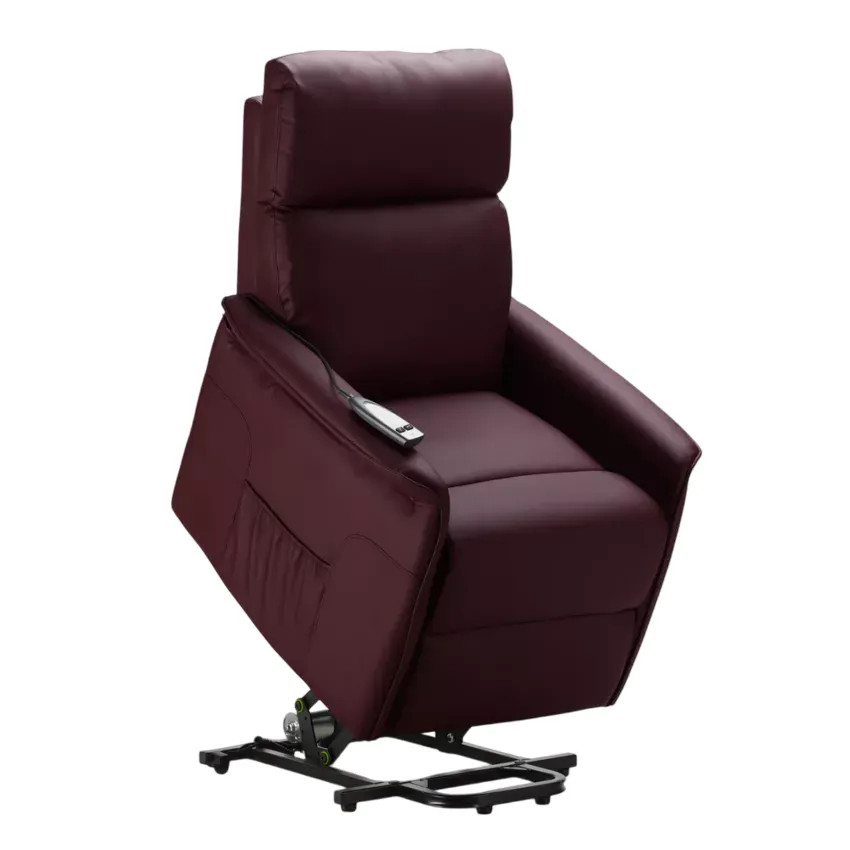 Poltrona relax elettrica con sollevatore e ruote posteriori Nube