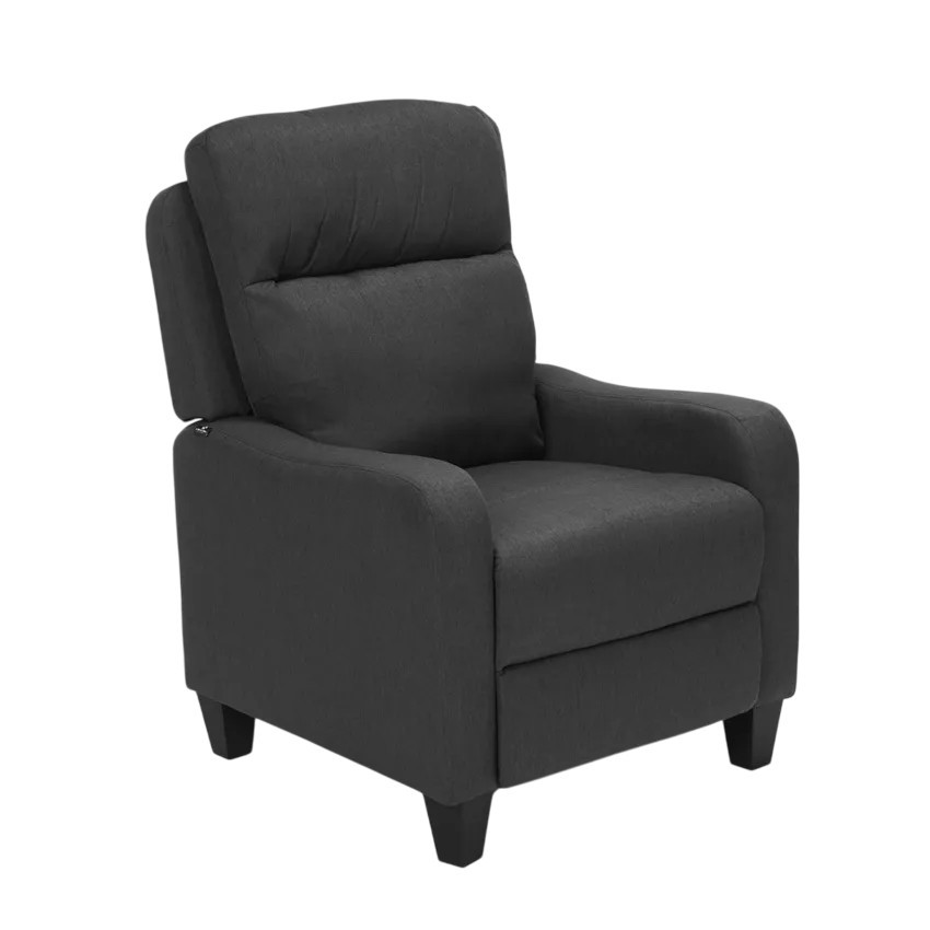 Poltrona reclinabile poggiapiedi in tessuto design moderno Betelgeuse