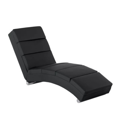 Chaise longue da salotto moderna in similpelle Canopo