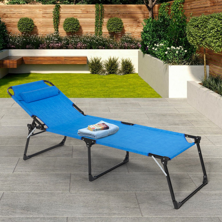 2 lettini pieghevoli alluminio Gold Coast | Casamati