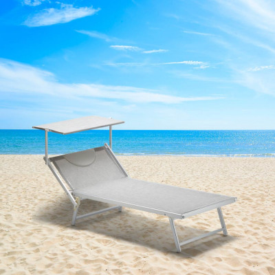 4 lettini spiaggia alluminio Rio | Casamati