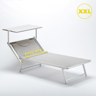 20 lettini XL spiaggia alluminio Rio | Casamati