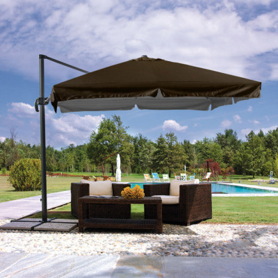 Ombrellone 3x3 regolabile Laguna in alluminio – Casamati