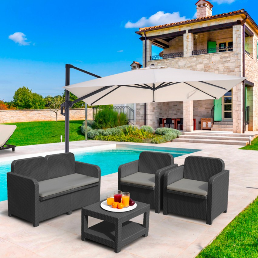 Ombrellone anti UV 3x3 Nami per esterno – Casamati