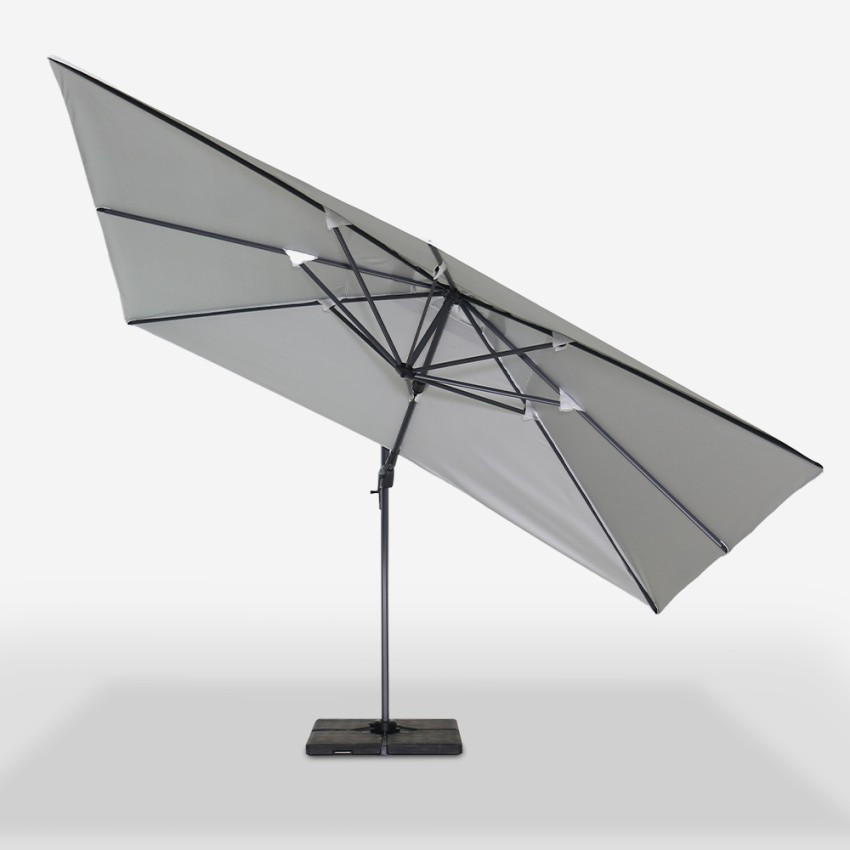 Ombrellone girevole 3x4m Nube in alluminio – Casamati