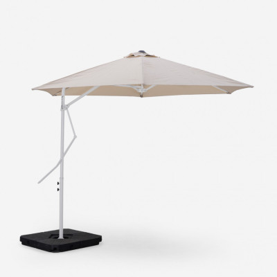 Ombrellone 3m bianco Aria per terrazza – Casamati