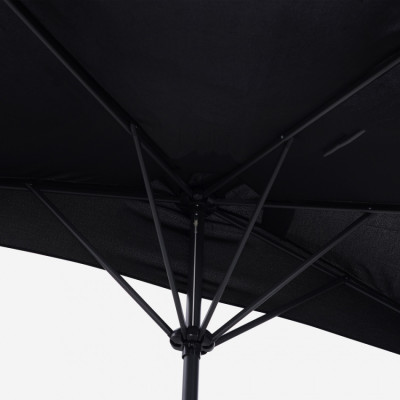 Ombrellone da parete nero Bora per giardino – Casamati