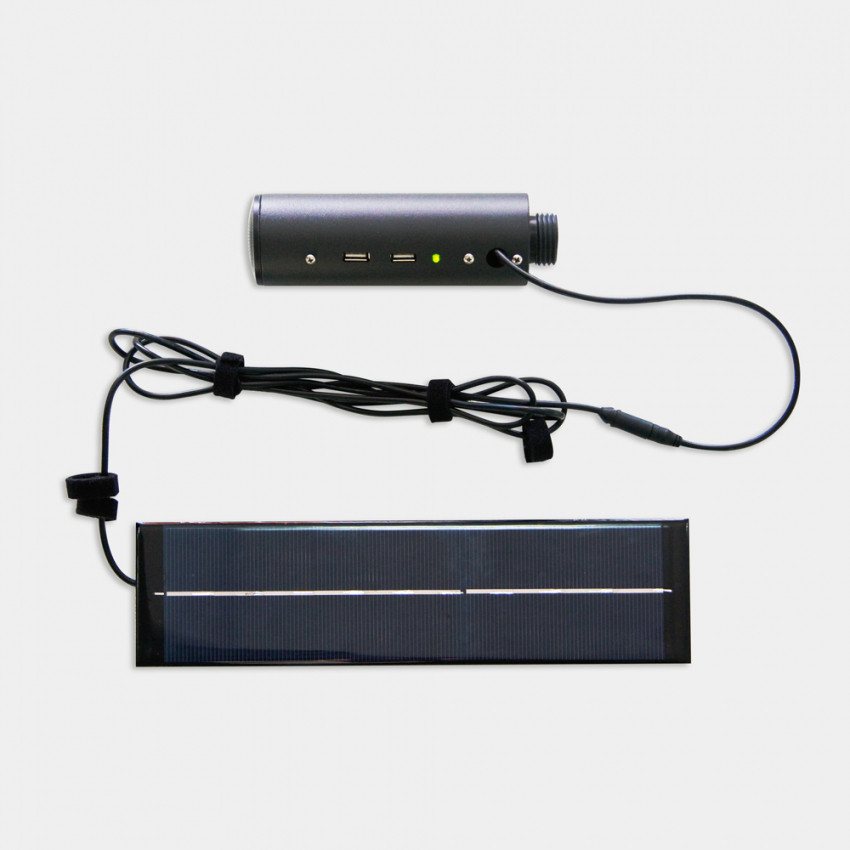 Ombrellone 3x3 USB e solare Baia anti UV – Casamati