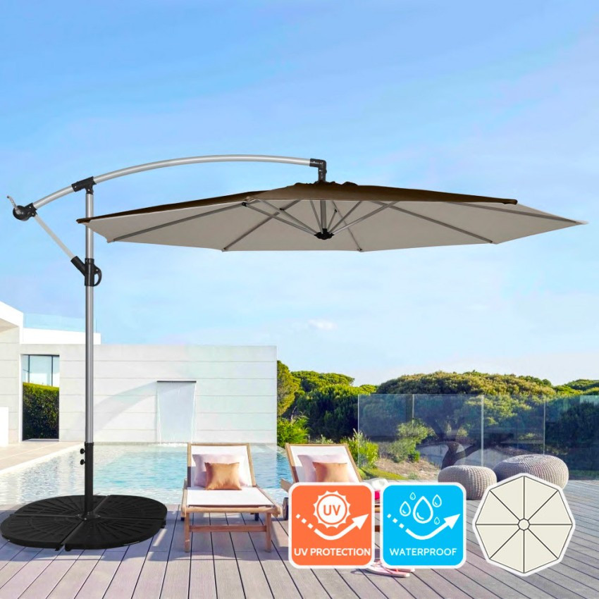 Ombrellone ottagonale 3m Luma in alluminio – Casamati