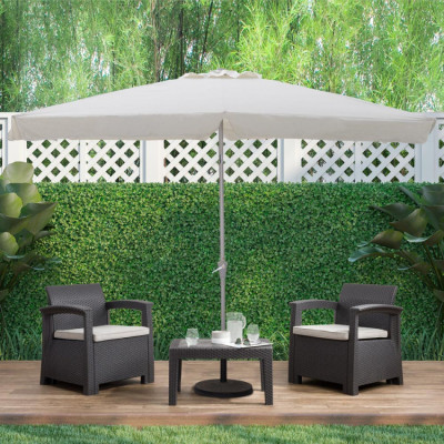 Ombrellone giardino terrazzo rettangolare 3x2 Tropico - Casamati