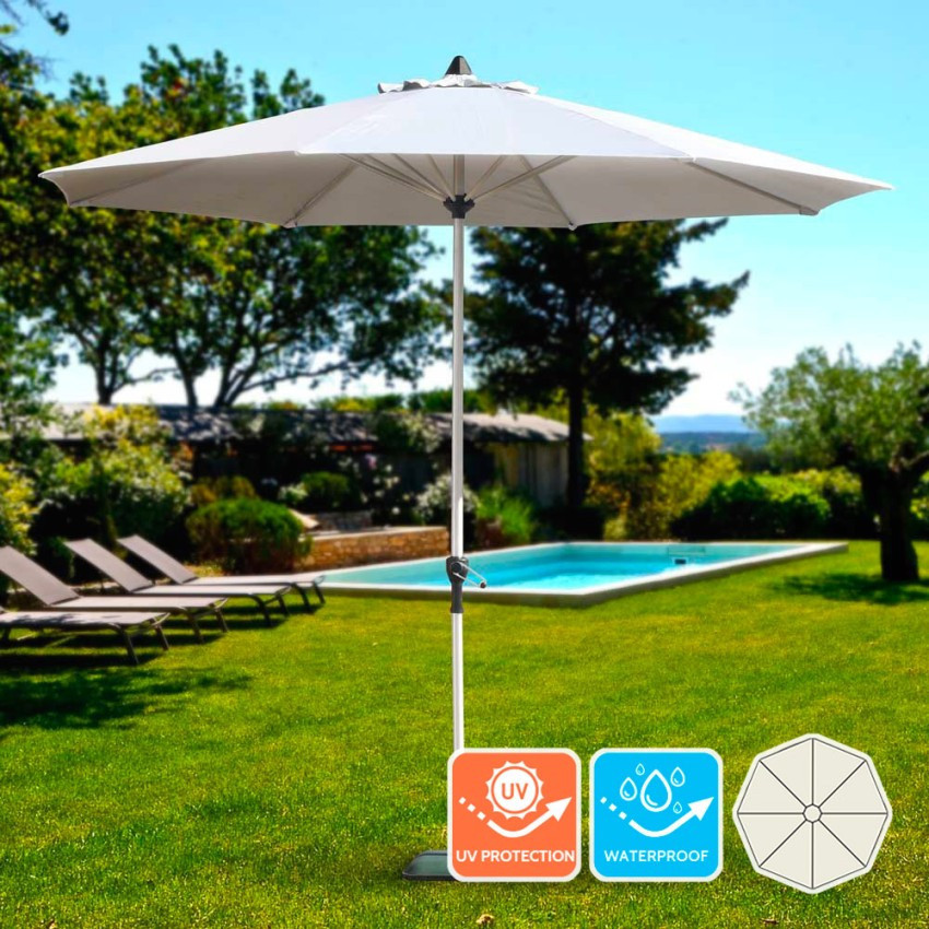 Ombrellone giardino terrazza 3x3 robusto Solare - Casamati