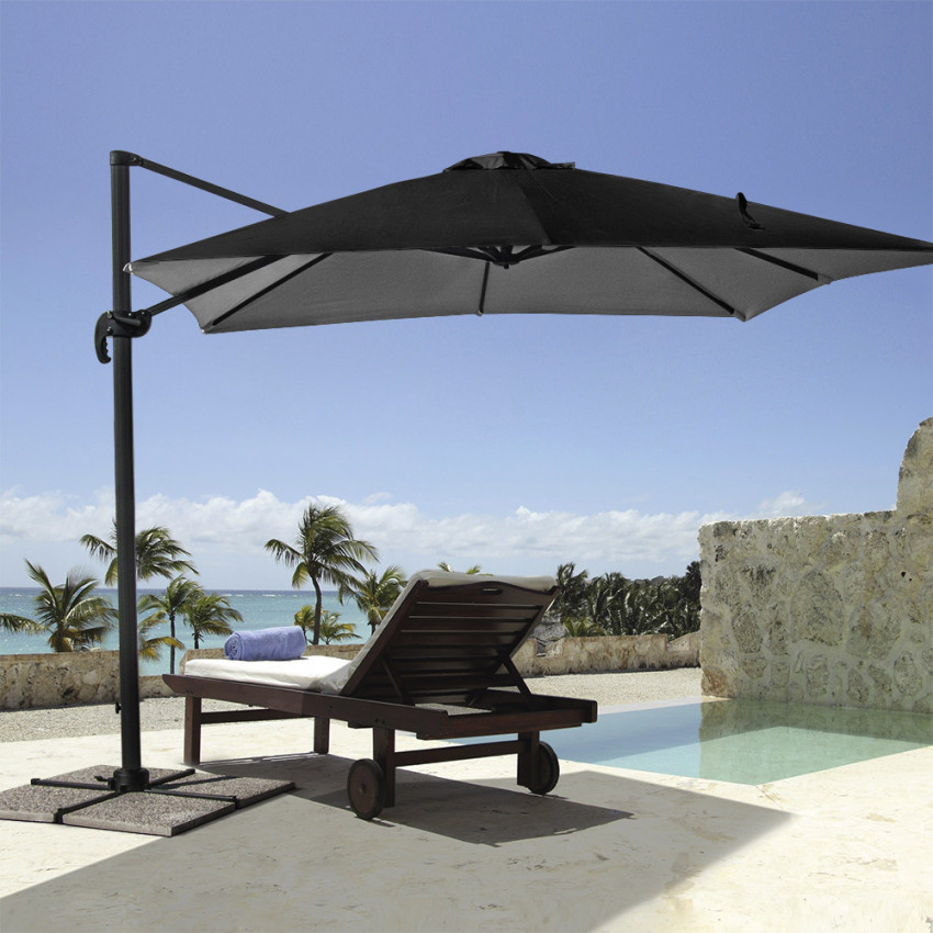 Ombrellone giardino terrazzo quadrato 3x3 Breeza - Casamati