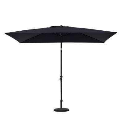 Ombrellone inclinabile nero 3x2 robusto Zefiro - Casamati