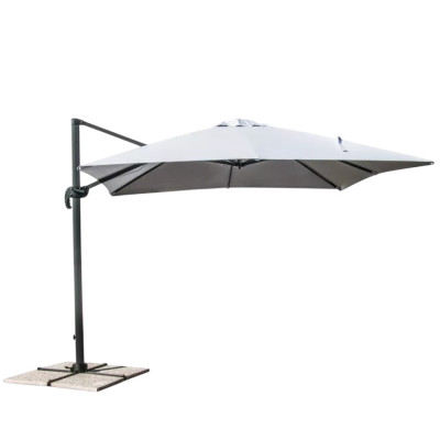Ombrellone giardino quadrato 3x3 bar terrazza Azzurro - Casamati