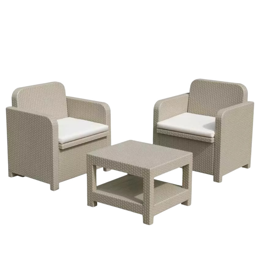 Salotto esterno rattan 2 posti Midgard | Casamati