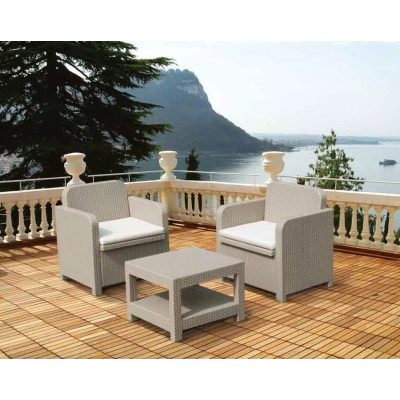Salotto esterno rattan 2 posti Midgard | Casamati
