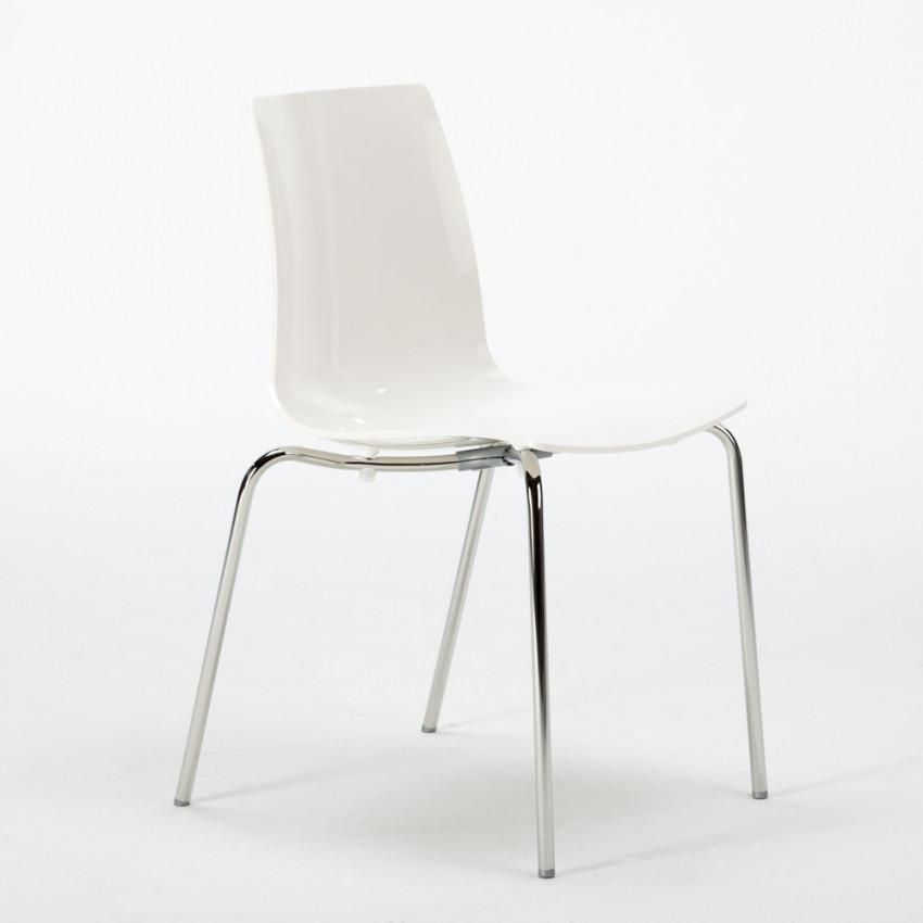 Set 4 sedie design e tavolo rotondo Gin Tonic