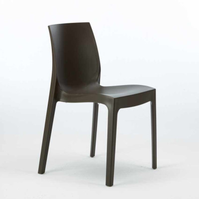 Set tavolo rettangolare bianco 150x90 cm + 6 sedie Moscow Mule