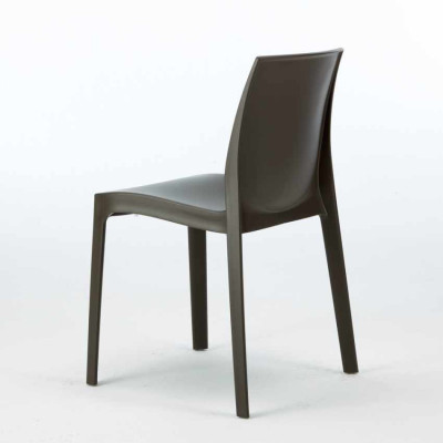 Set tavolo rettangolare bianco 150x90 cm + 6 sedie Moscow Mule