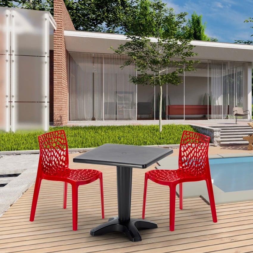 Set tavolo 70x70 cm + 2 sedie Aperol Spritz