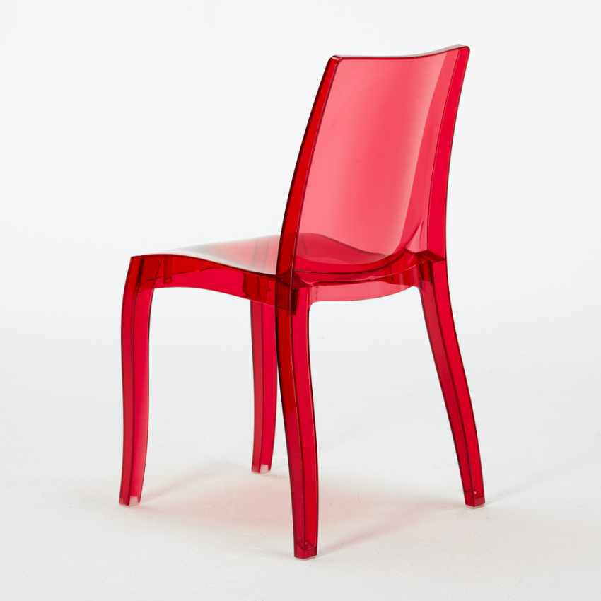 Set tavolo 70x70 cm + 2 sedie Daiquiri fragola