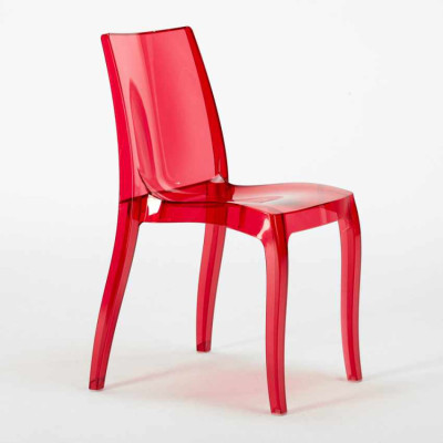 Set tavolo 70x70 cm + 2 sedie Daiquiri fragola