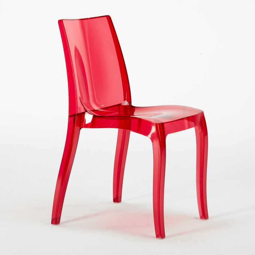 Set tavolo 70x70 cm + 2 sedie Daiquiri fragola