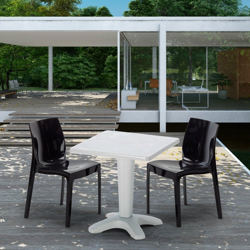 Set tavolo 70x70 cm + 2 sedie Sex on the Beach