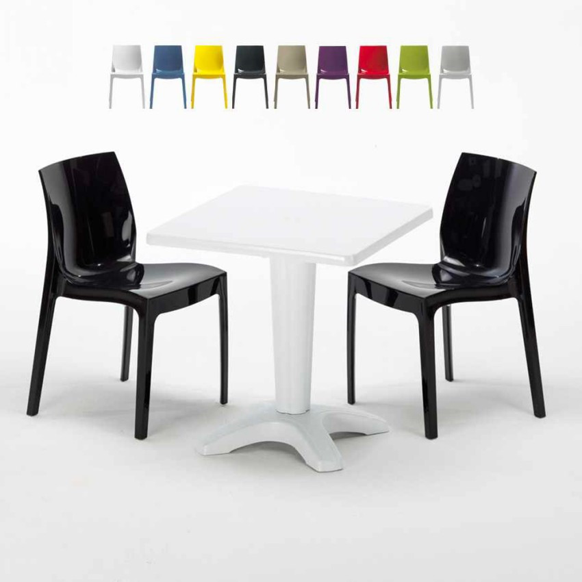 Set tavolo 70x70 cm + 2 sedie Sex on the Beach