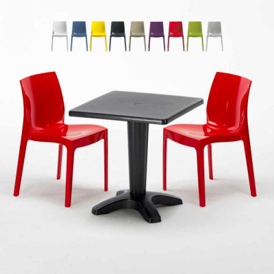 Set tavolo 70x70 cm + 2 sedie Amaretto Sour