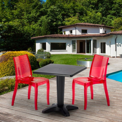 Set tavolo 70x70 cm + 2 sedie Mint Julep