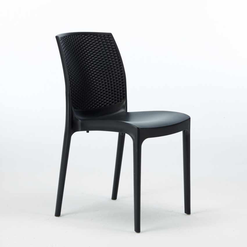 Set tavolo 90x90 cm + 4 sedie Dark and Stormy